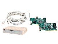 ConnecTec 100 MBit HighSpeed Netzwerk Kit mit 5-Port-Switch